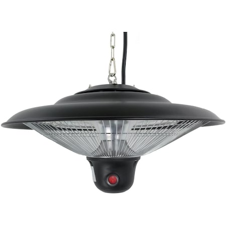 Adornos 1500W Electric Gazebo Heater with LED & Remote, Black AD2770248